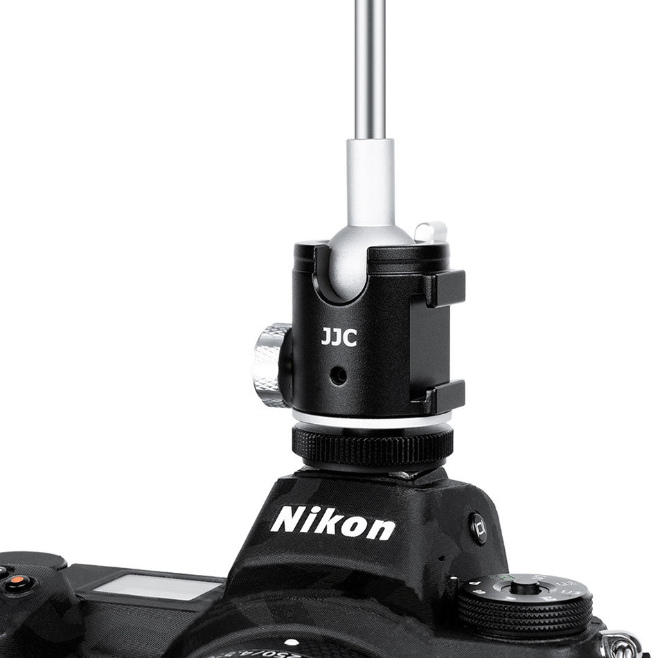 Зонт для фотокамеры с шаровой головой и холодным башмаком (размер XL, 50 см)