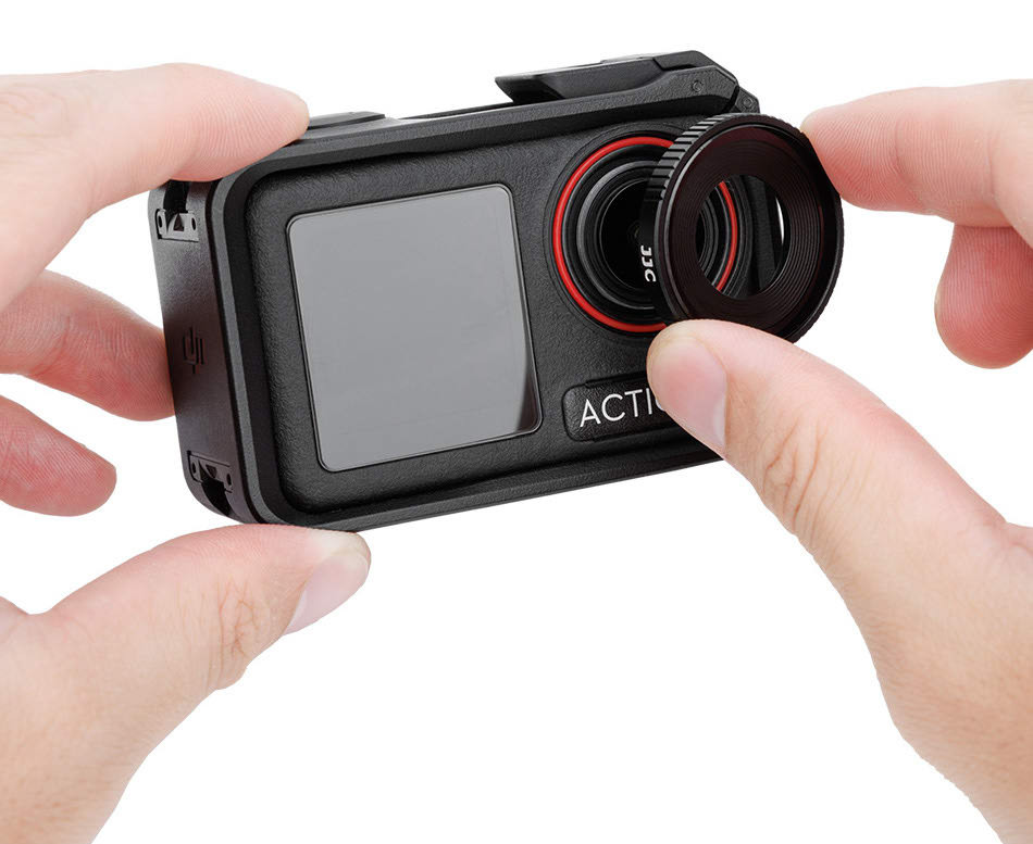 Ультрафиолетовый светофильтр для DJI Osmo Action 4 / Action 5 Pro с крышкой