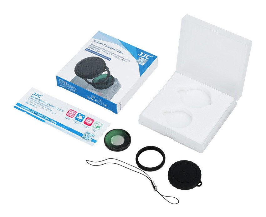 Ультрафиолетовый светофильтр для DJI Osmo Action 4 / Action 5 Pro с крышкой