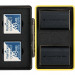 Бокс на два аккумулятора фотокамеры универсальный и карт памяти CompactFlash
