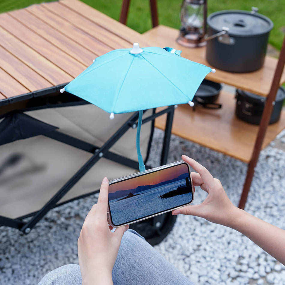 MagSafe зонтик для смартфона (диаметр 25 см), синий цвет